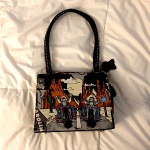 Unique motorcycle purse